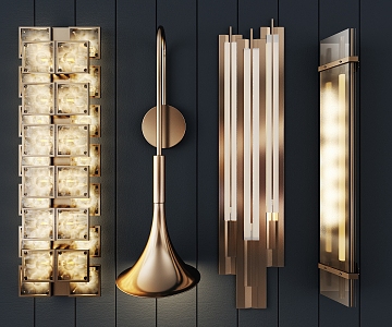 Modern wall lamp 3d model