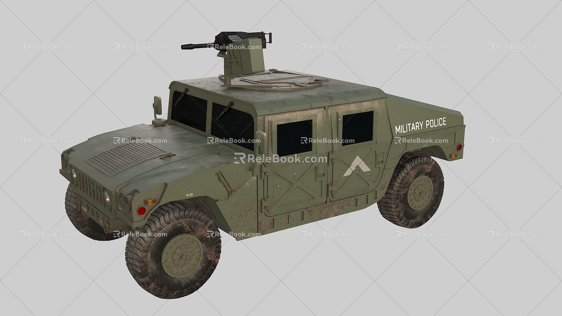 PBR Next Generation Jeep Off-road Vehicle Military Hummer Bulletproof Vehicle Armored Vehicle Combat Vehicle Reconnaissance Vehicle Troop Carrier War Vehicle 3d model