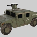 PBR Next Generation Jeep Off-road Vehicle Military Hummer Bulletproof Vehicle Armored Vehicle Combat Vehicle Reconnaissance Vehicle Troop Carrier War Vehicle 3d model