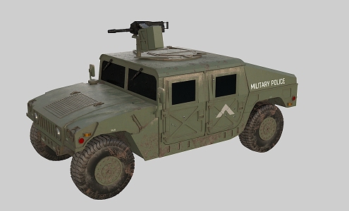 PBR Next Generation Jeep Off-road Vehicle Military Hummer Bulletproof Vehicle Armored Vehicle Combat Vehicle Reconnaissance Vehicle Troop Carrier War Vehicle 3d model