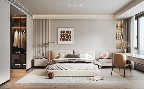 Modern Bedroom 3d model