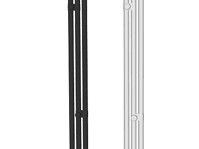 Modern Bathroom Cabinet Frame In Black And Silver Aluminum Metal Design 3d model