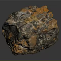 Rock Block Rock Block Rock Specimen Boulder Big Stone Block Rock Stratum Rock Stratum Rock Stratum Rock 3d model
