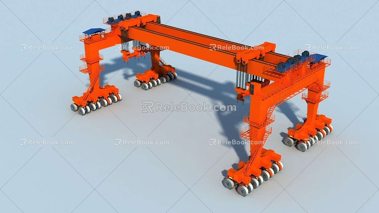 beam lifting machine 3d model