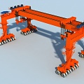 beam lifting machine 3d model