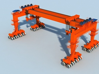 beam lifting machine 3d model