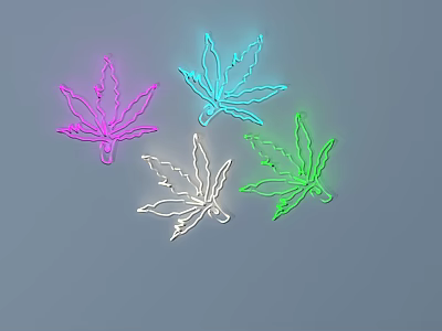 Modern decorative lamp chandelier 3d model