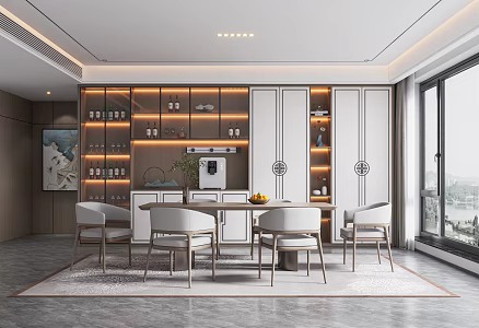 New Chinese Restaurant 3d model