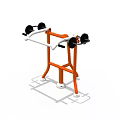 Sturdy Green And Black Fitness Parallel Bars For Strength Training Workouts