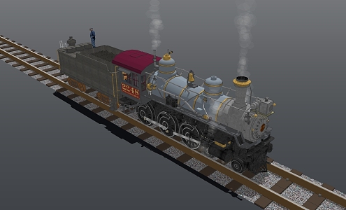 INDUSTRIAL LOFT TRAIN 3d model