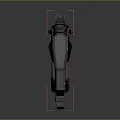 Futuristic Sci Fi Rifle With Advanced Mechanical Structure Tactical Scope And Metallic Gray Finish
