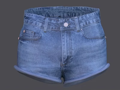 Modern Jeans 3d model