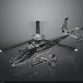 Advanced Futuristic Space Exploration Helicopter With Sci Fi Design Features