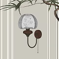 Middle style wall lamp 3d model