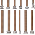 New Chinese style pillar foundation stone drum pillar foundation stone pillar cornerstone stone 3d model