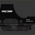 Holosun Red Dot Sight For Weapon With Yellow Lens And Tactical Design 3d model