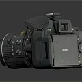 Modern Camera DSLR Camera Card Machine Digital Camera 3d model