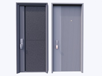 Modern Home Door 3d model