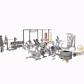 Complete Home Gym Equipment Set With Dumbbells Treadmill Punching Bag And Exercise Ball