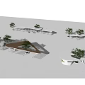 Modern Pergola Design With Various Roof Shapes Green Plants And Seating Spaces