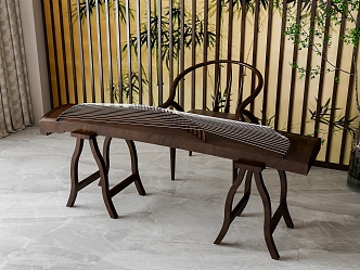 Guzheng 3d model