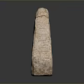 Handcrafted Rustic Stone Wood Decorative Piece With Rough Texture And Natural Grain