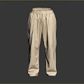 Beige High Waisted Pleated Straight Leg Pants Featuring Comfortable Fit And Classic Style