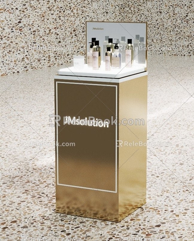 Display cabinet mask cosmetics display stand model