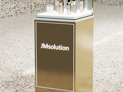 Display cabinet mask cosmetics display stand model