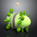 Cartoon City City Ball Stereoscopic City Cartoon Street Cartoon Block Old Street Old Block 3d model