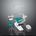Modern Professional Dental Equipment Including Treatment Chair Light Instrument Tray And Assistant Chair