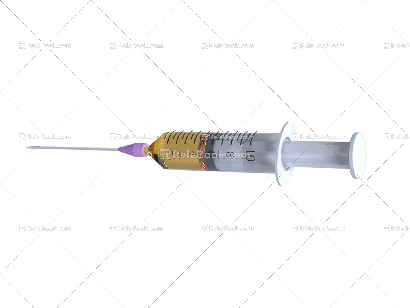 Syringe Medical Chemical Materials Scientific Research model