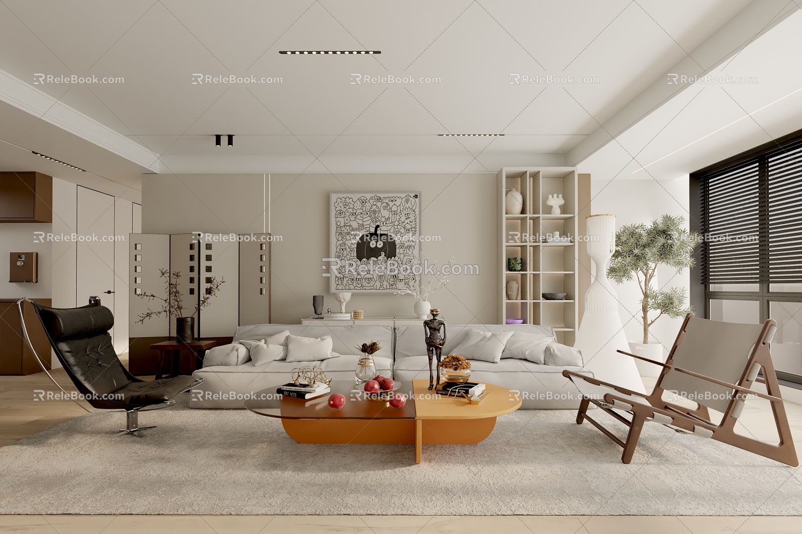 Living room 3d model