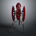 Modern robot patrol robot security robot security robot automatic cruise robot 3d model