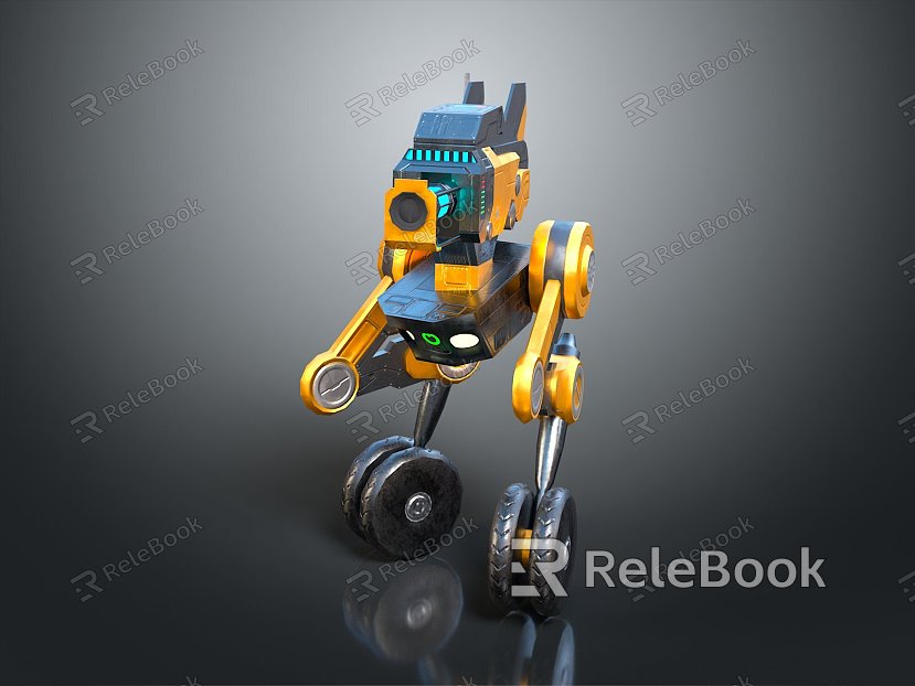 Industrial Robot Single Wheel Robot Double Wheel Robot Robot Robot Assistant Small Robot model