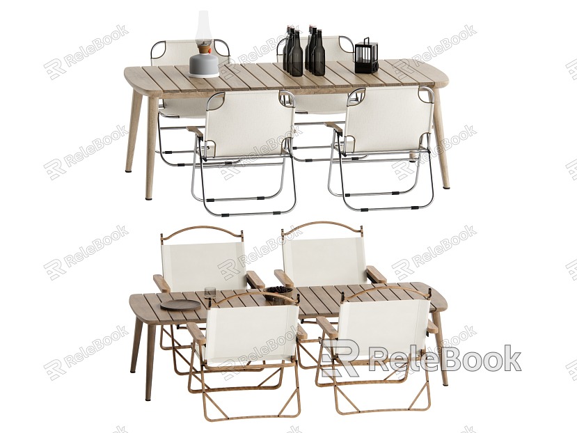 Modern Folding Table and Chair Outdoor Table and Chair Camping Chair model