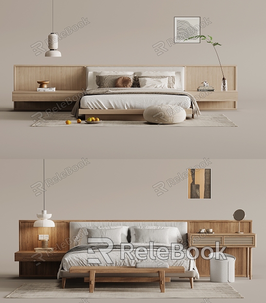 Double bed model