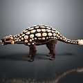 Armored Dinosaur With Spotted Shell And Realistic Prehistoric Features 3d model