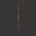 Golden Ornate Decorative Household Item Featuring Intricate Patterns And Central Gemstone Accent
