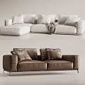 Modern Combination Sofa Multiplayer Sofa 3d model
