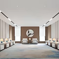 Modern Reception Room 3d model