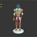 Sci-Fi Armor Alien Armor Sci-Fi Armor High-Tech Armor Futuristic Armor Alien Warrior Armor 3d model