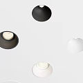 Stylish Modern Downlights And Spotlights In Various Colors For Home Interior