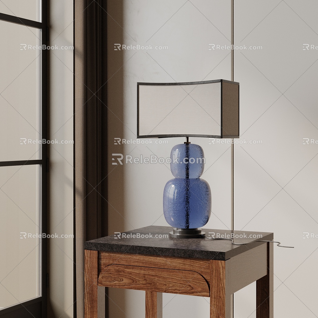 Modern table lamp 3d model