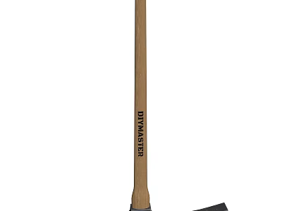 DOMINATOR Axe With Wooden Handle For Cutting And Chopping Tasks 3d model