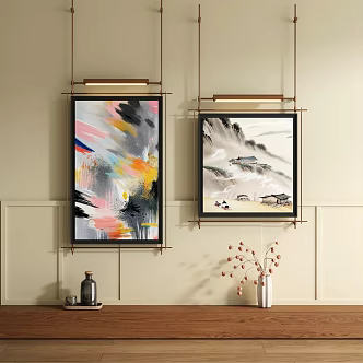 decorative painting 3d model