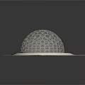 Innovative Racquet Shaped Structure With Honeycomb Sphere And Circular Base