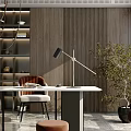 Modern Study Simple Study 3d model