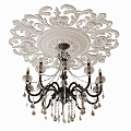 French chandelier 3d model