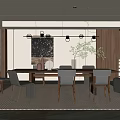 Modern Restaurant 3d model
